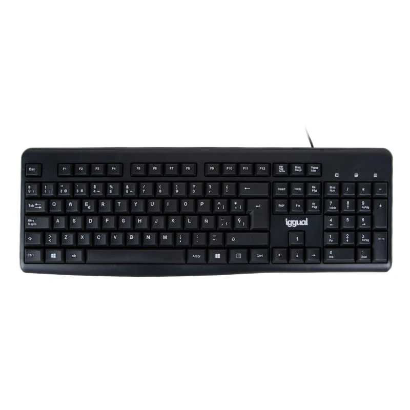 Iggual Teclado Estandar Ck Basic2 105t Negro